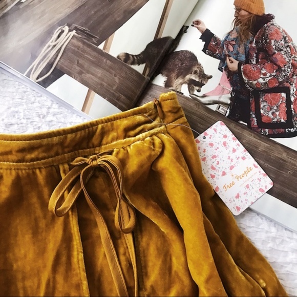 Free People Dance The Night Away Velvet Skort✨ - Picture 2 of 8